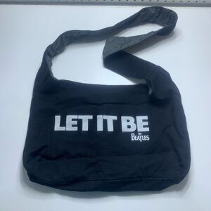 The Beatles Black Shoulder Bag